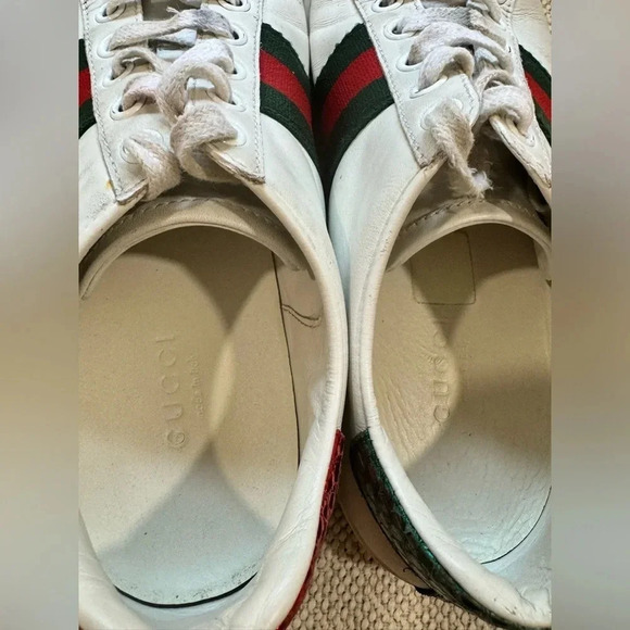 GUCCI Ace Low Heart - 435638-A38M0-9074 size 35.5/US 5.5 - Picture 6 of 16
